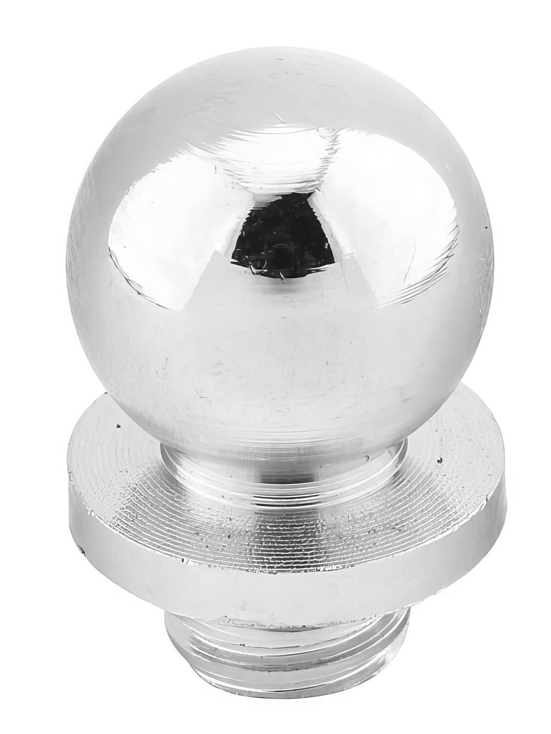 Emtek 7/16" Diameter Solid Brass Ball Tip Finial for 4" Residential Duty Hinges.