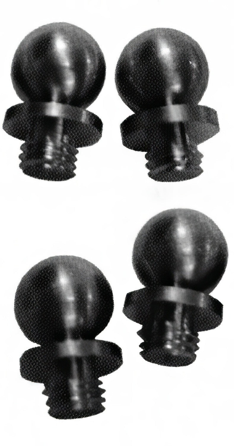 Emtek 1/2" Diameter Solid Brass Ball Tip Finial for 3-1/2" Heavy Duty Hinges