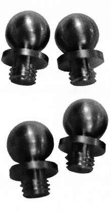 Emtek 1/2" Diameter Solid Brass Ball Tip Finial for 4-1/2" Heavy Duty Hinges