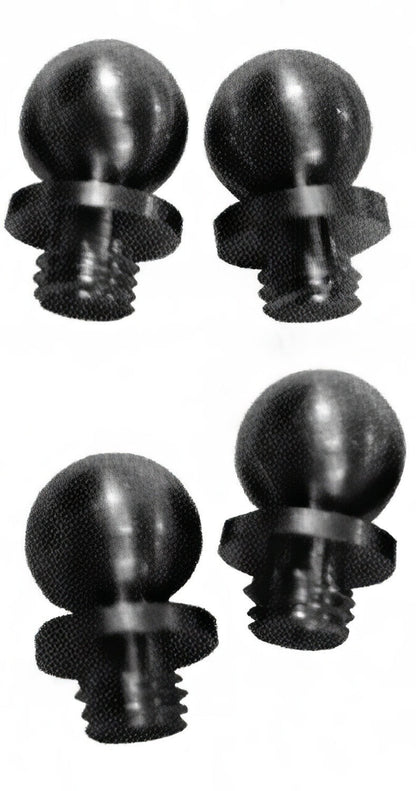 Emtek 1/2" Diameter Solid Brass Ball Tip Finial for 4-1/2" Heavy Duty Hinges
