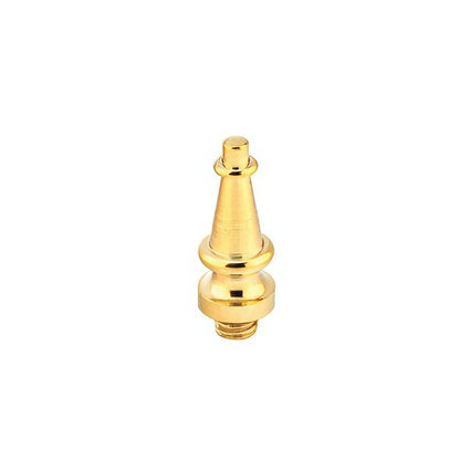 Emtek 1/2" Diameter Solid Brass Steeple Tip Finial for 3-1/2" Heavy Duty Hinges