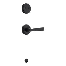 Kwikset 973PHL-514 Perth Lever Interior Dummy Handleset Trim Matte Black Finish.