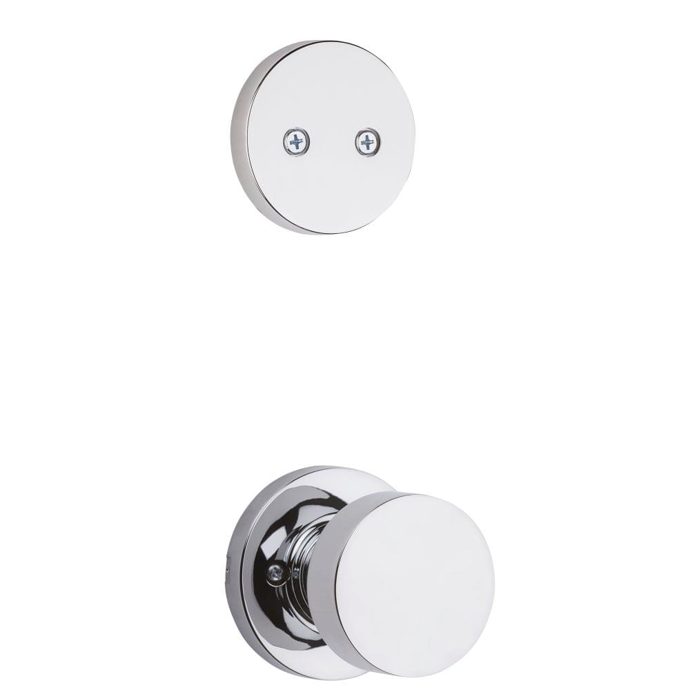 Kwikset 973PSKRDT-15 Dummy Interior Pismo Knob Trim with Round Rose Satin Nickel Finish.