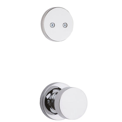 Kwikset 973PSKRDT-15 Dummy Interior Pismo Knob Trim with Round Rose Satin Nickel Finish.