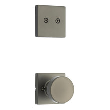 Kwikset 973PSKSQT-18G Dummy Interior Pismo Knob Trim with Square Rose Gunmetal Finish.