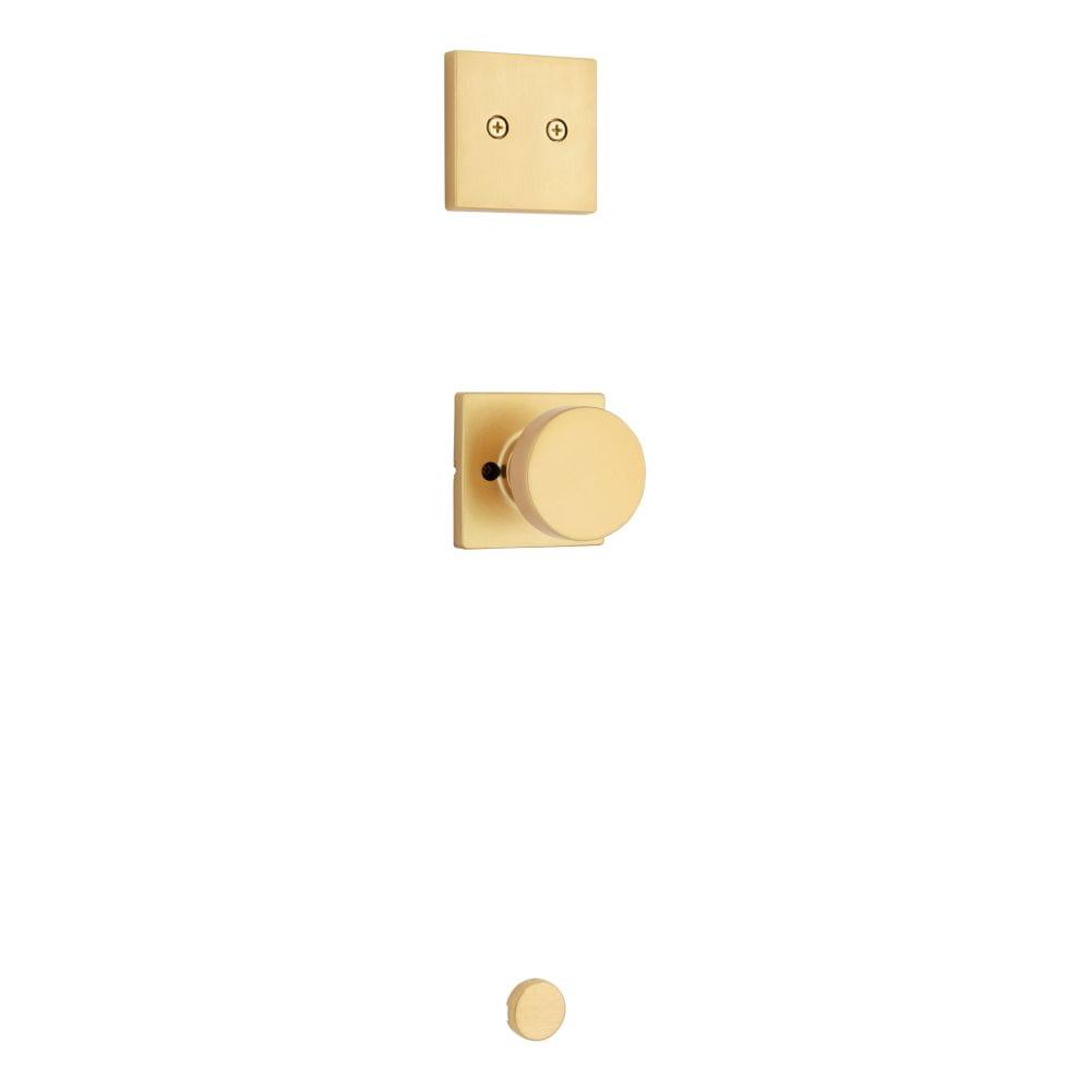Kwikset 973PSKSQT-11P Dummy Interior Pismo Knob Trim with Square Rose Venetian Bronze Finish.