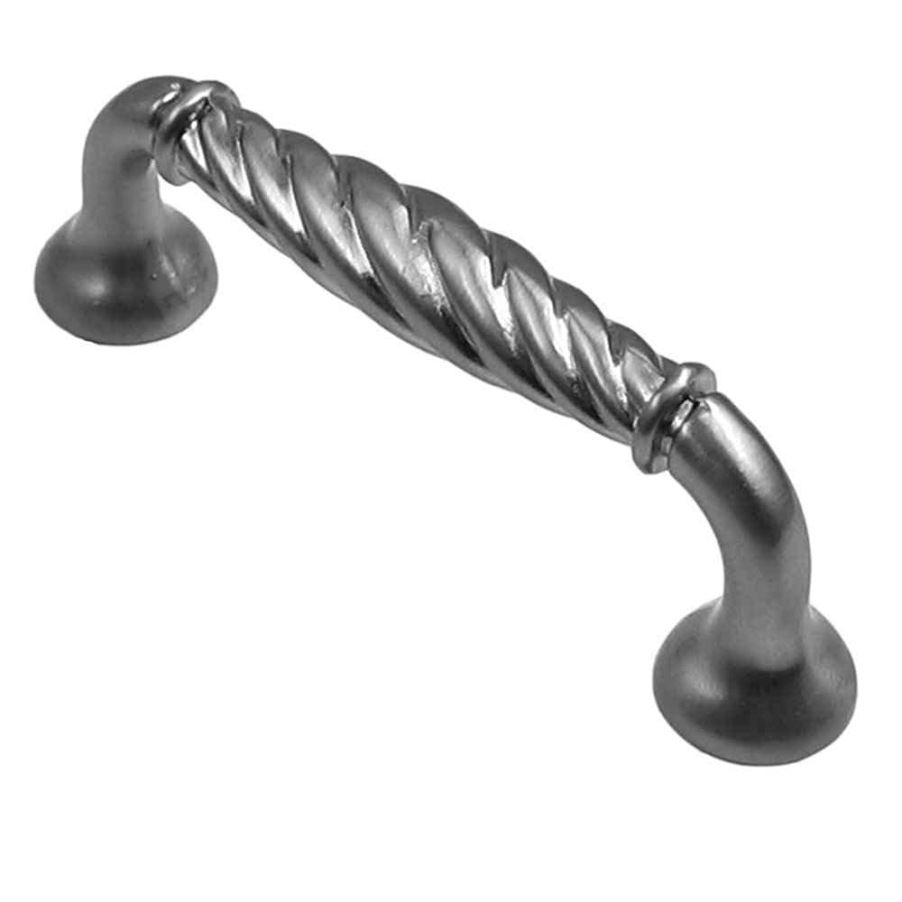 Rusticware 975SN 3" Center to Center Rope Cabinet Pull Satin Nickel Finish.
