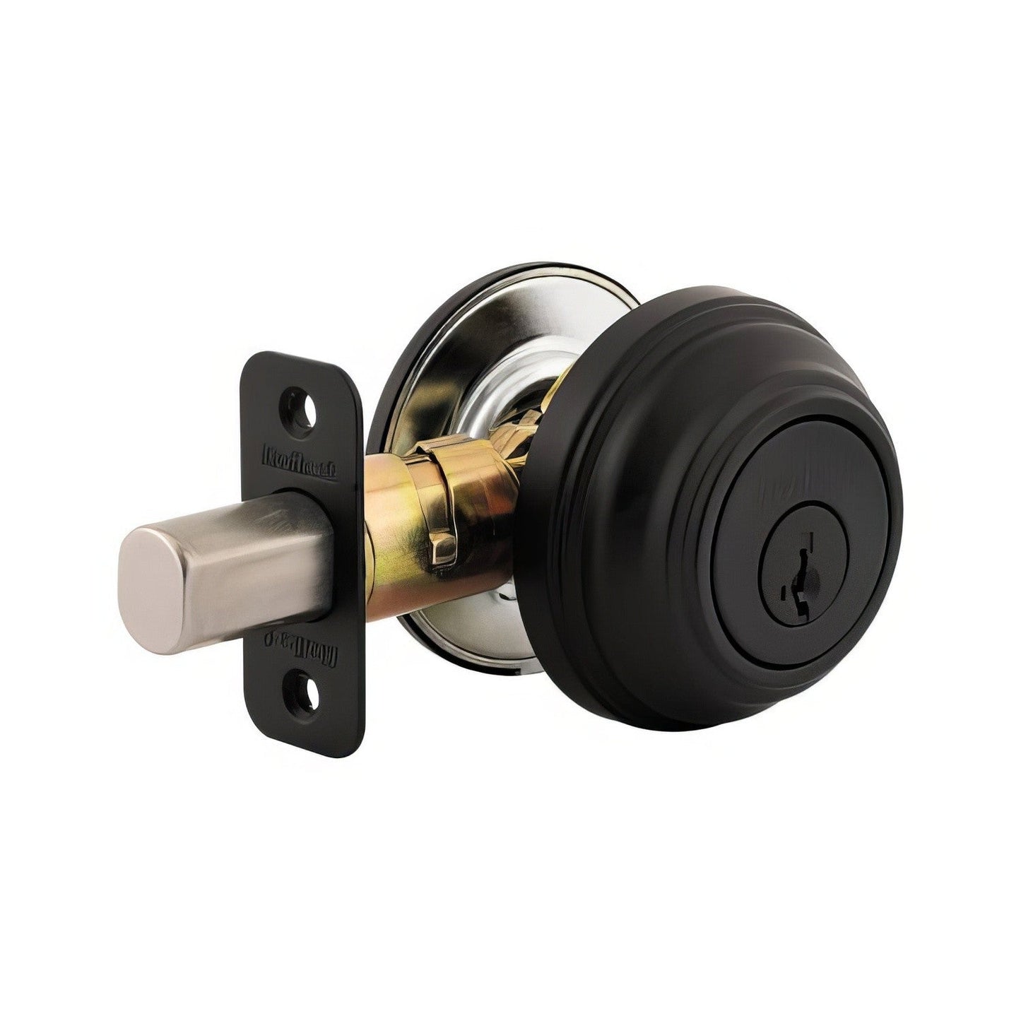 Kwikset 980S-S Single Cylinder Deadbolt.