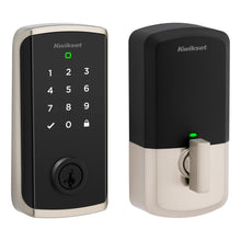 Kwikset 9800WIFITHRDTSCR-15S Halo Select Touchscreen Deadbolt with WiFi and Thread Connectivity with SmartKey and Tapered Bolt and Round Corner Adjustable Fire Latch Satin Nickel Finish.