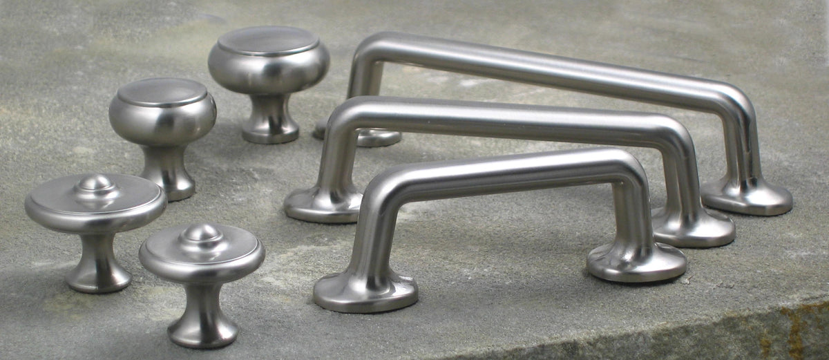 Rusticware 980SN 3" Center to Center Cabinet Pull Satin Nickel Finish.