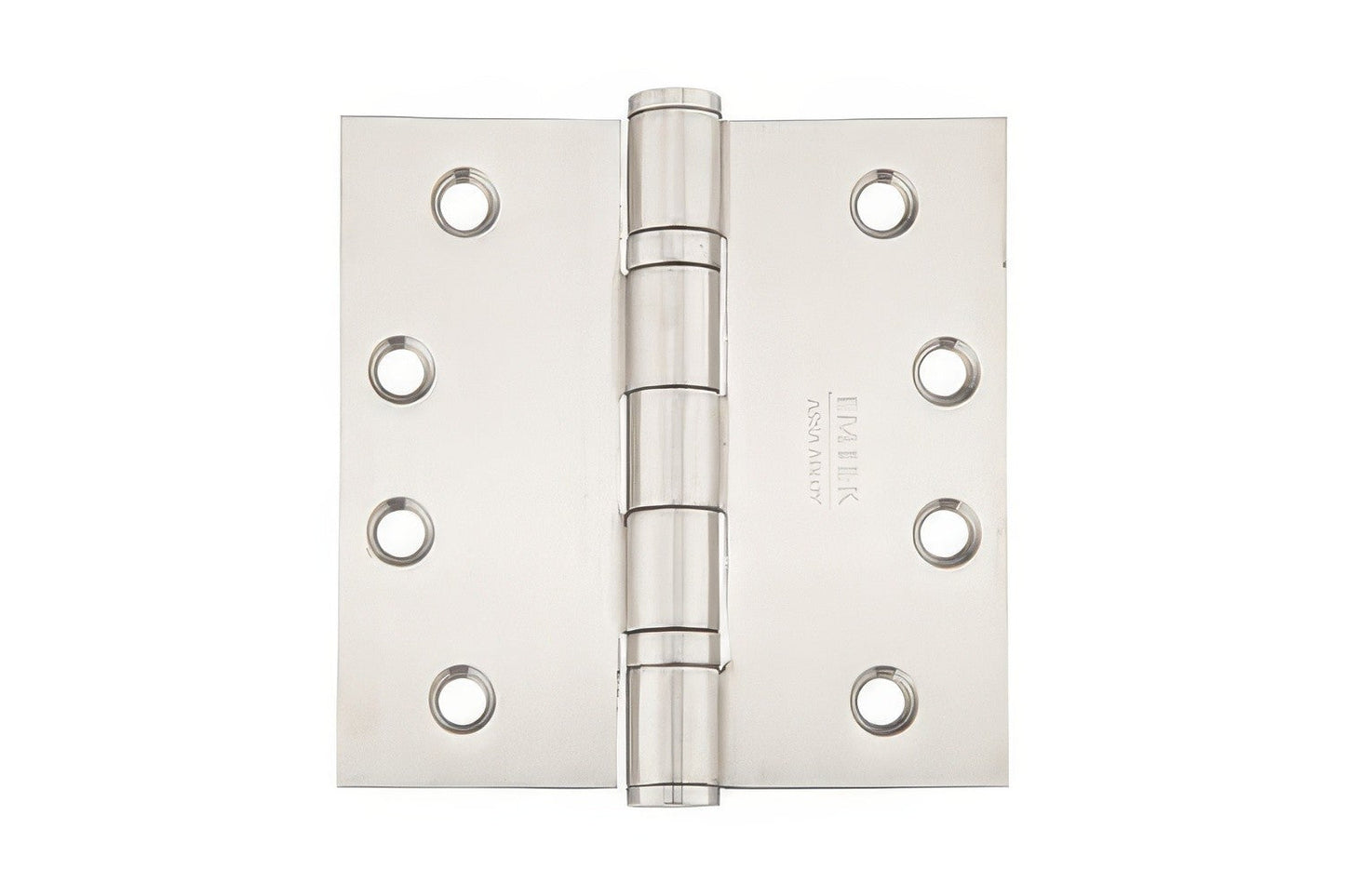 Emtek 9841432DSS 4" x 4" Heavy Duty Square Corner Ball Bearing Door Hinge - Pair