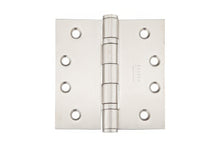 Emtek 9841432DSS 4" x 4" Heavy Duty Square Corner Ball Bearing Door Hinge - Pair