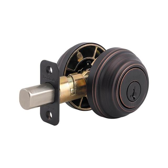 Kwikset 985-STRKP Double Cylinder Deadbolt.