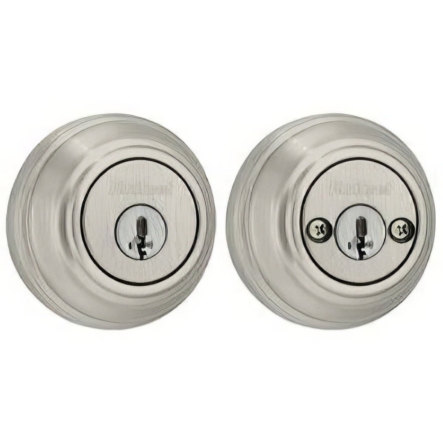 Kwikset 985-STRKP Double Cylinder Deadbolt.