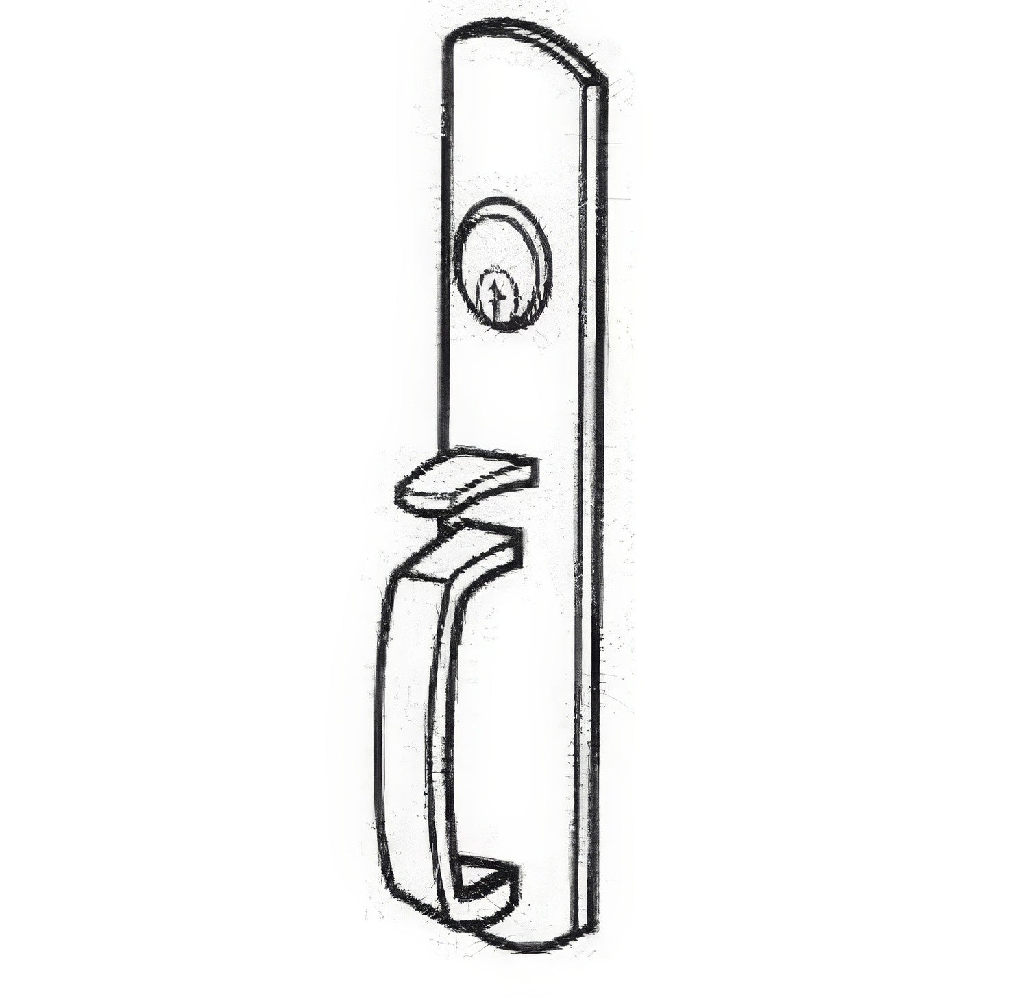 Von Duprin 990TPR Thumbpiece Trim for 98 and 99 Series Rim Exit Device