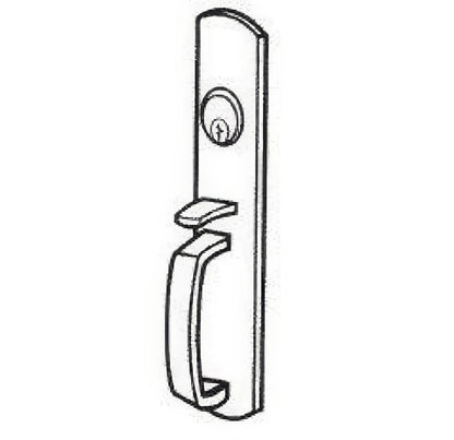 Von Duprin 990TPR Thumbpiece Trim for 98 and 99 Series Rim Exit Device