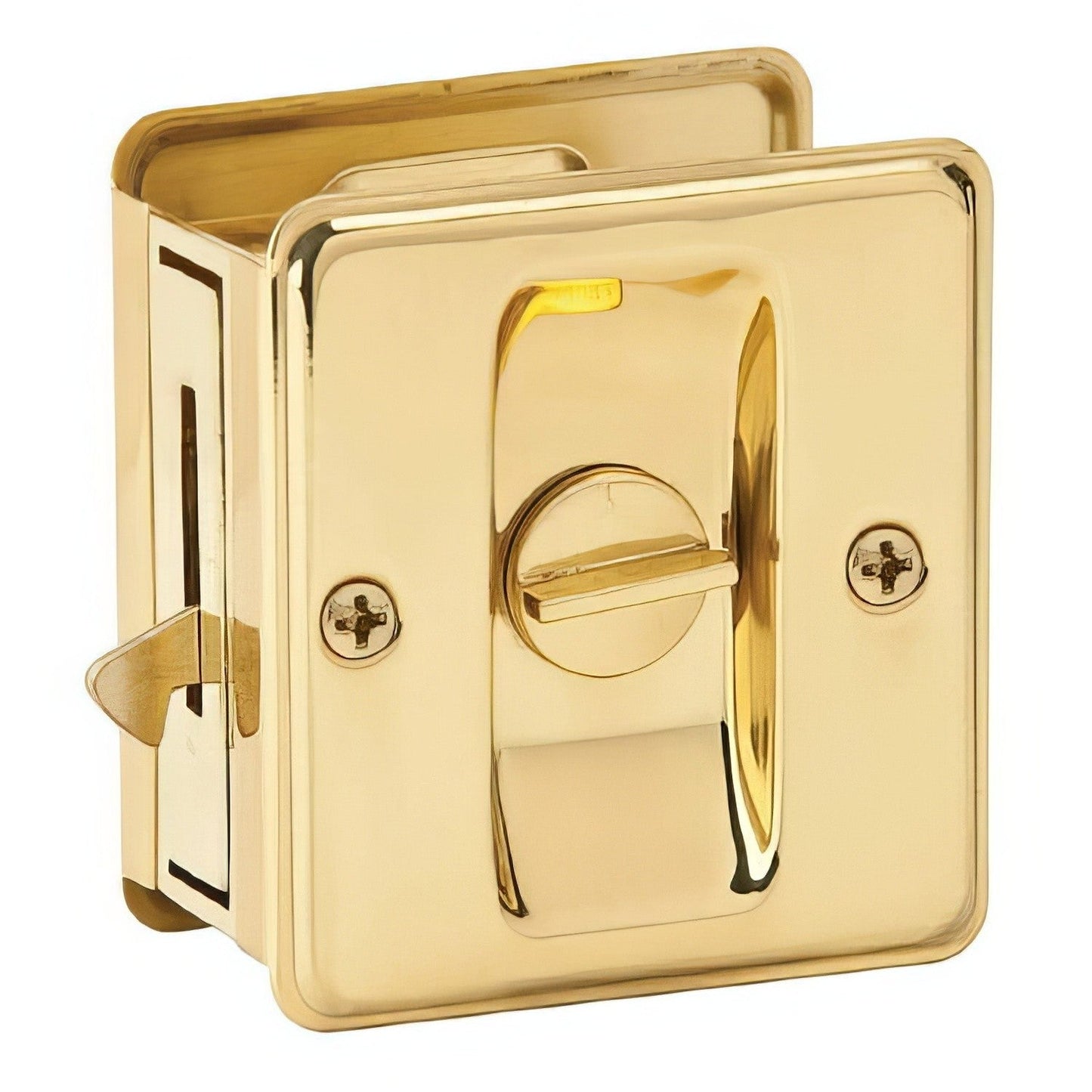 Ives 991B 1-3/4" x 2-1/4" Sliding Door Lock for Doors 1-3/8" to 1-1/2" Thick