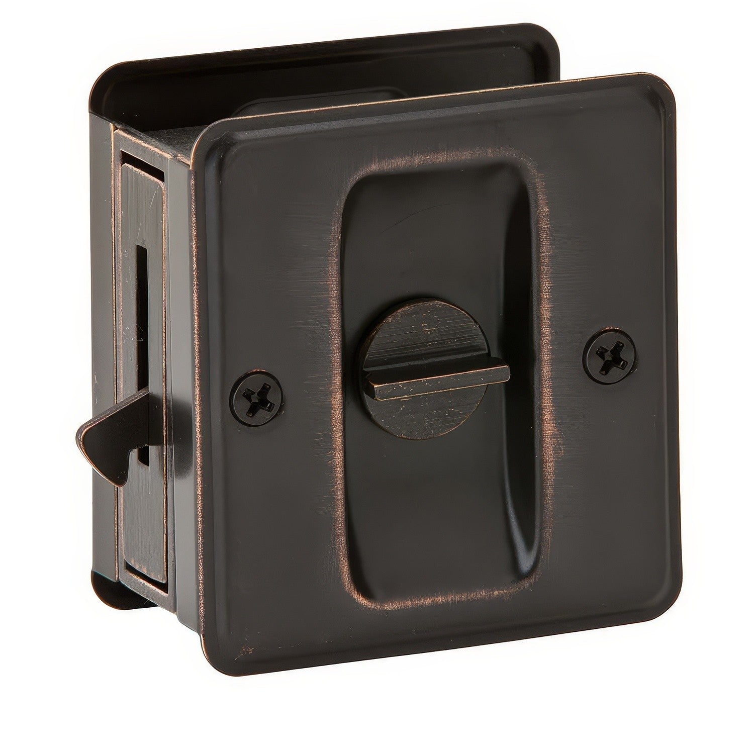 Ives 991B 1-3/4" x 2-1/4" Sliding Door Lock for Doors 1-3/8" to 1-1/2" Thick