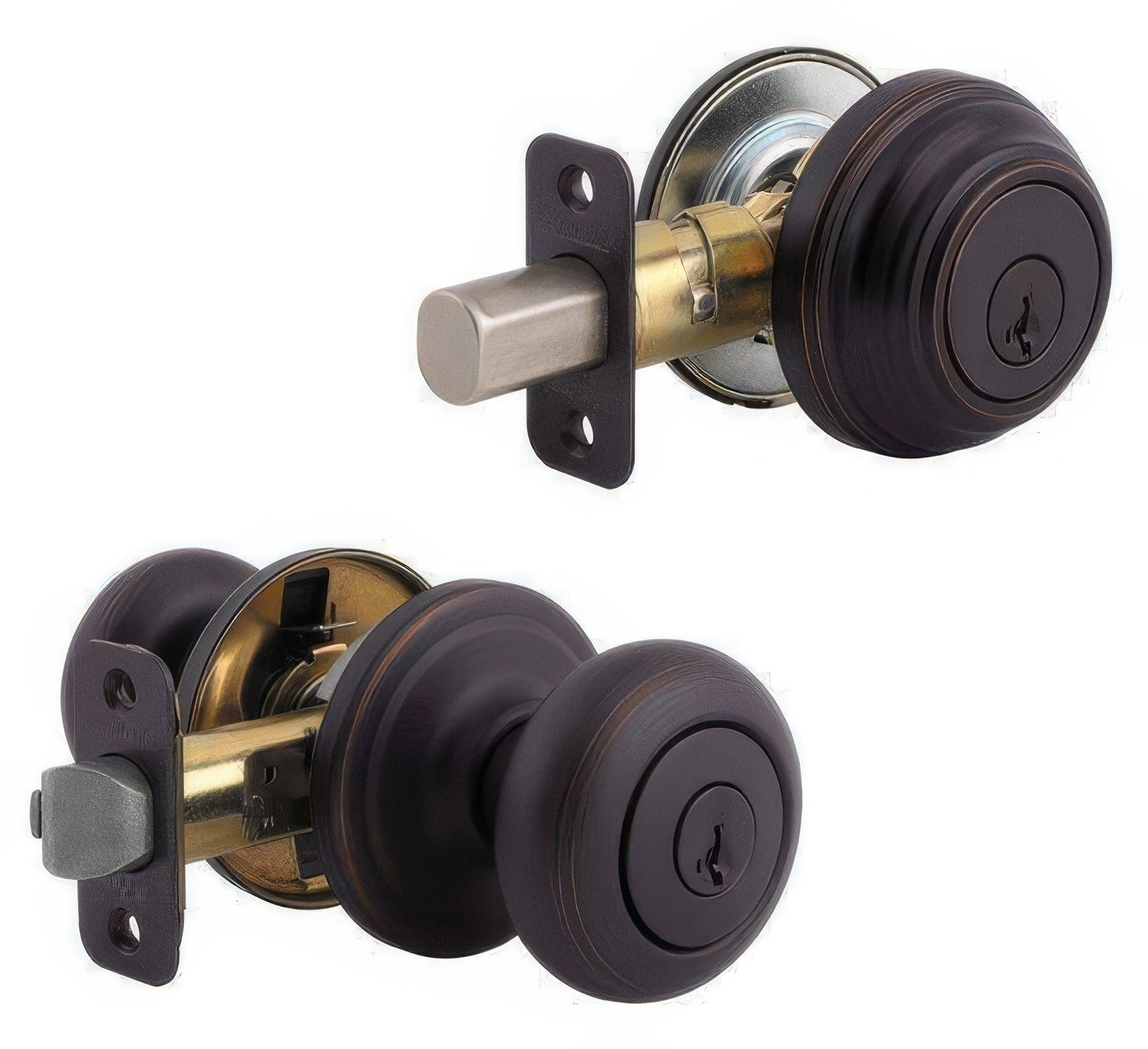 Kwikset 991J Juno Combo Pack Knobset and Single Cylinder Deadbolt.