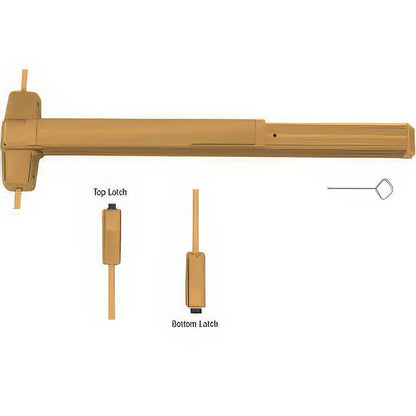Von Duprin 9927EO 3ft. Surface Mounted Vertical Rod Exit Device