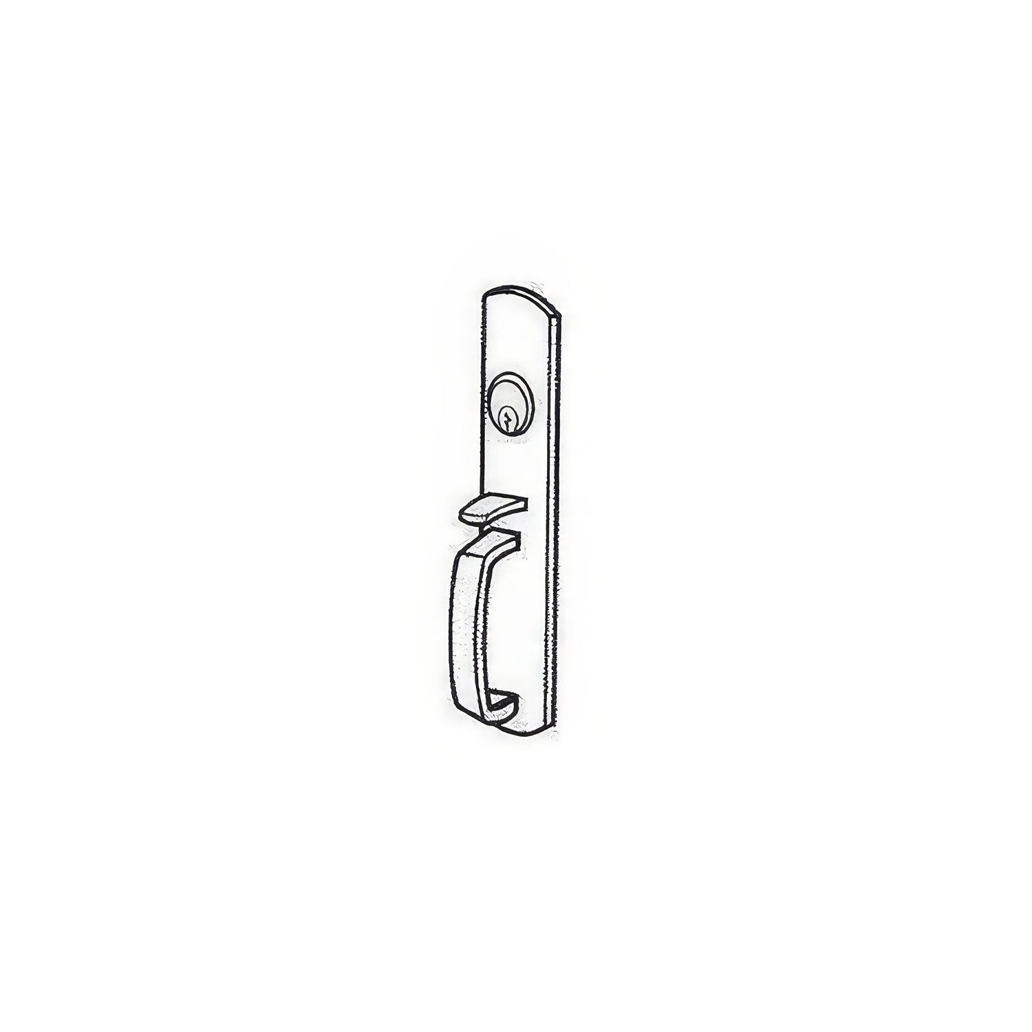 Von Duprin 996LMRHR Lever Trim with Breakaway Design for 98 and 99 Series Mortise Exit Device