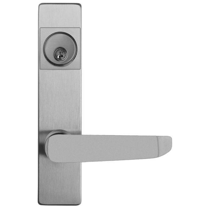 Detex 09BNS689 Lever Trim Active by Key Standard Lever with Narrow Escutcheon.