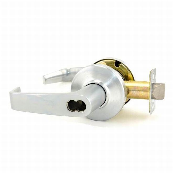 Best Access 9K37AB15CS3626 9K Series 2-3/4" Backset 7 Pin Entry 15 Lever and C Rose with ANSI Strike Less Core.