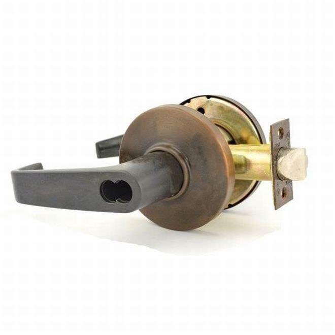 Best Access 9K37AB 9K Series 2-3/4" Backset 7 Pin Entry 15 Lever and D Rose with ANSI Strike Less Core
