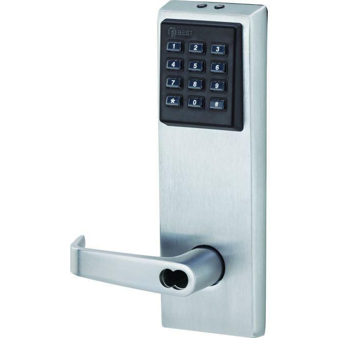 Best Access 9KZ37DV15KPSTK626 9KZ Keypad EZ Lock 2-3/4" Backset with 15 Lever and Keypad.
