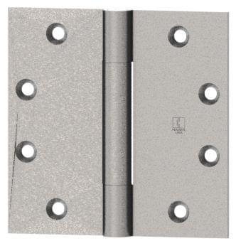 Hager AB70041226D 4-1/2" x 4-1/2" Full Mortise Standard Weight Concealed Anti Friction Bearing Three Knuckle Hinge Satin Chrome Finish.