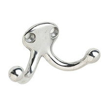Ives 582A92 Aluminum Double Wardrobe Hook Aluminum Finish