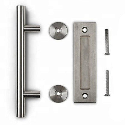 Orca Hardware AH-COMBOPULL Sliding Door Round Bar and Recessed Pull Combo