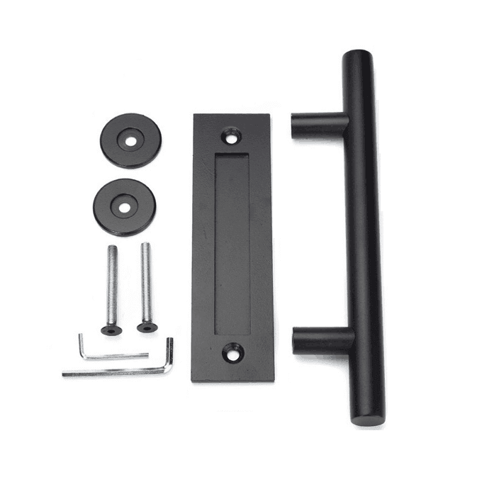 Orca Hardware AH-COMBOPULL Sliding Door Round Bar and Recessed Pull Combo