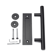 Orca Hardware AH-COMBOPULL Sliding Door Round Bar and Recessed Pull Combo