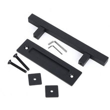 Orca Hardware AH-COMBOSQ Sliding Door Square Bar and Recessed Pull Combo.