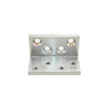 Glynn-Johnson AJK1060 Angle Jamb Bracket for 80 / 90 Series Satin Chrome Finish.