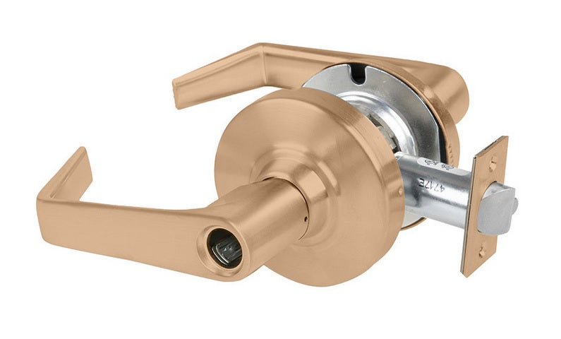 Schlage Commercial ALX50LSAT Grade 2 Entry Office Saturn Door Lever Less Cylinder