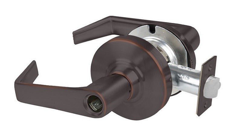 Schlage Commercial ALX50LSAT Grade 2 Entry Office Saturn Door Lever Less Cylinder