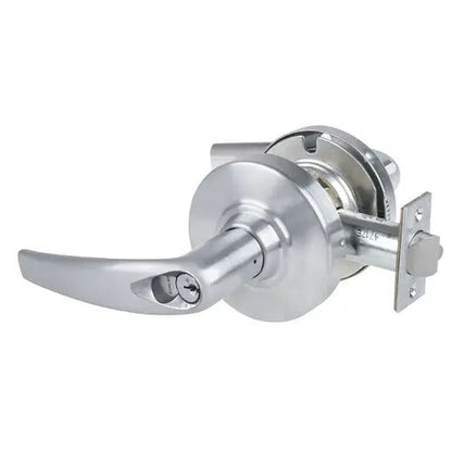 Schlage Commercial ALX53RATH Grade 2 Athens Keyed Entry Door Lever with Large Format IC Core C Keyway