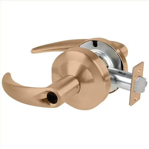 Schlage Commercial ALX80LOME Grade 2 Storeroom Omega Door Lever Less Cylinder