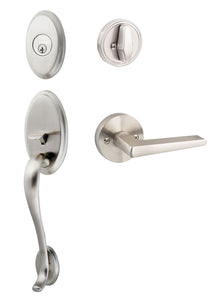 Sure-Loc AN507-BS-RD Aspen Handleset with Basel Round Handleset Trim