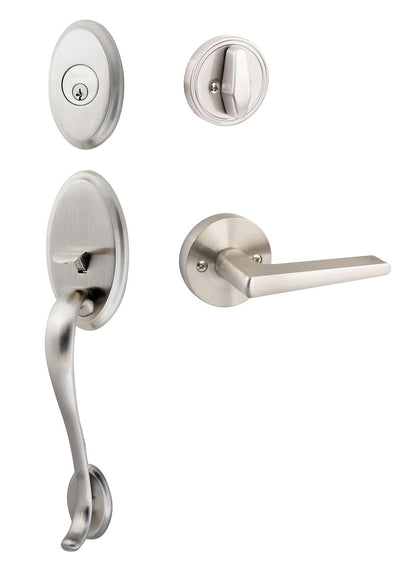 Sure-Loc AN507-BS-RD Aspen Handleset with Basel Round Handleset Trim