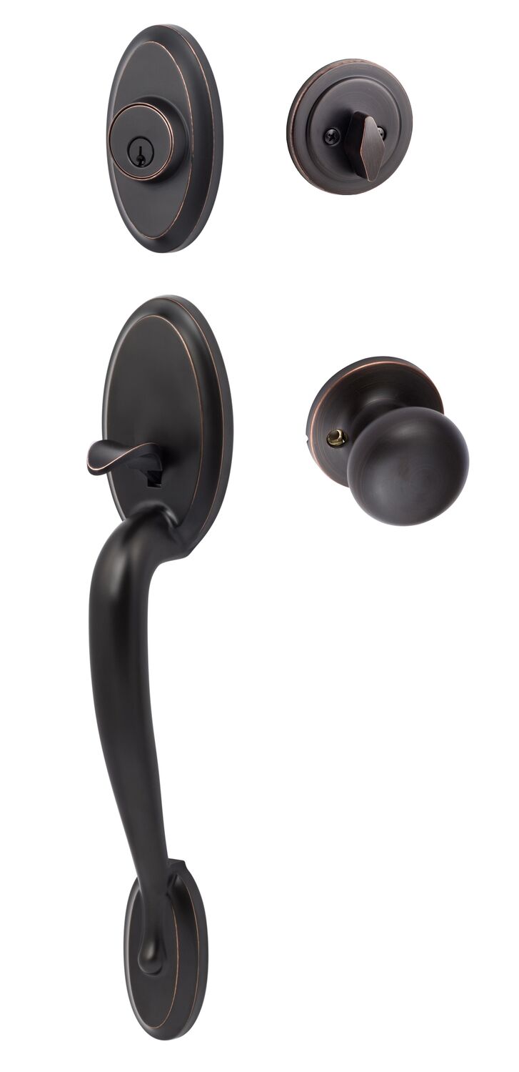 Sure-Loc AN507-DU-RD Aspen Handleset with Durango Handleset Trim.
