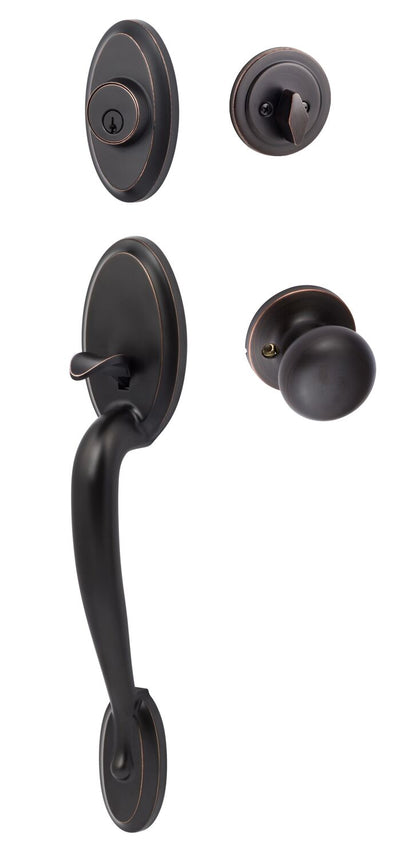 Sure-Loc AN507-DU-RD Aspen Handleset with Durango Handleset Trim.
