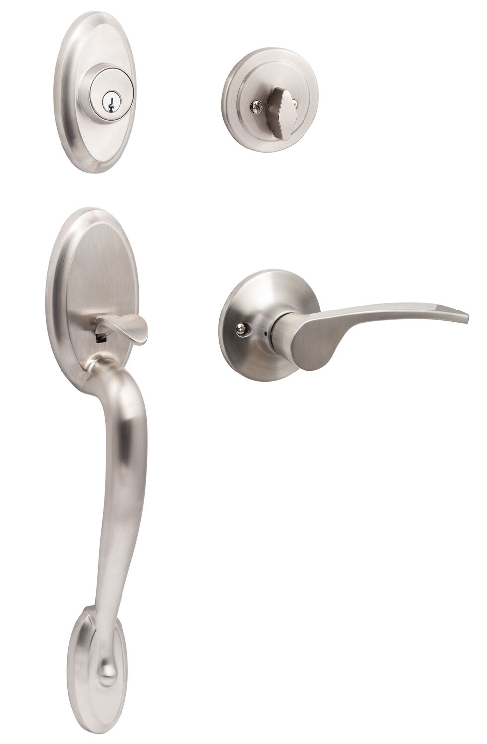 Sure-Loc AN507-G2-EG LH 15 Aspen Handleset with Edge Left Hand Handleset Trim Lever