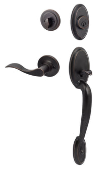 Sure-Loc AN507-SB-LH Aspen Handleset with Snowbird Left Hand Handleset Trim