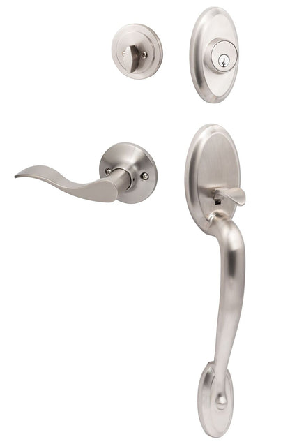 Sure-Loc AN507-SB-LH Aspen Handleset with Snowbird Left Hand Handleset Trim.