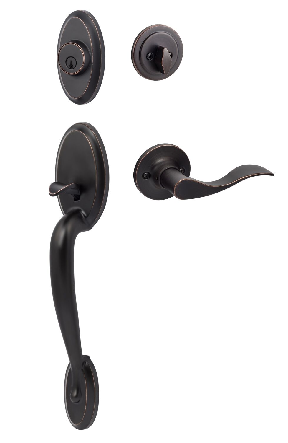 Sure-Loc AN507-SB-RH Aspen Handleset with Snowbird Right Hand Handleset Trim