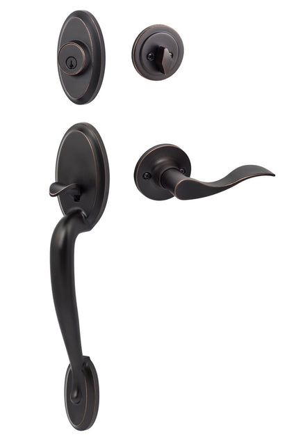Sure-Loc AN507-SB-RH Aspen Handleset with Snowbird Right Hand Handleset Trim