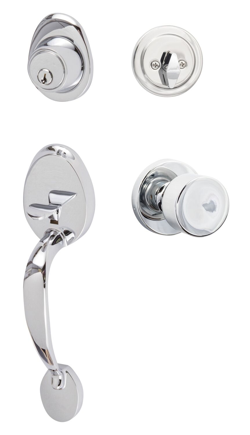 Sure-Loc AT507-BG-RD Alta Handleset with Bergen Round Handleset Trim